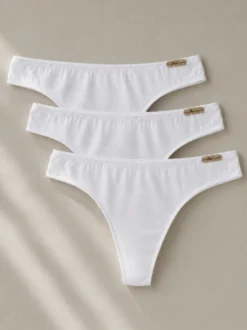 String 3er Pack aus Bio-Baumwolle, Fairtrade