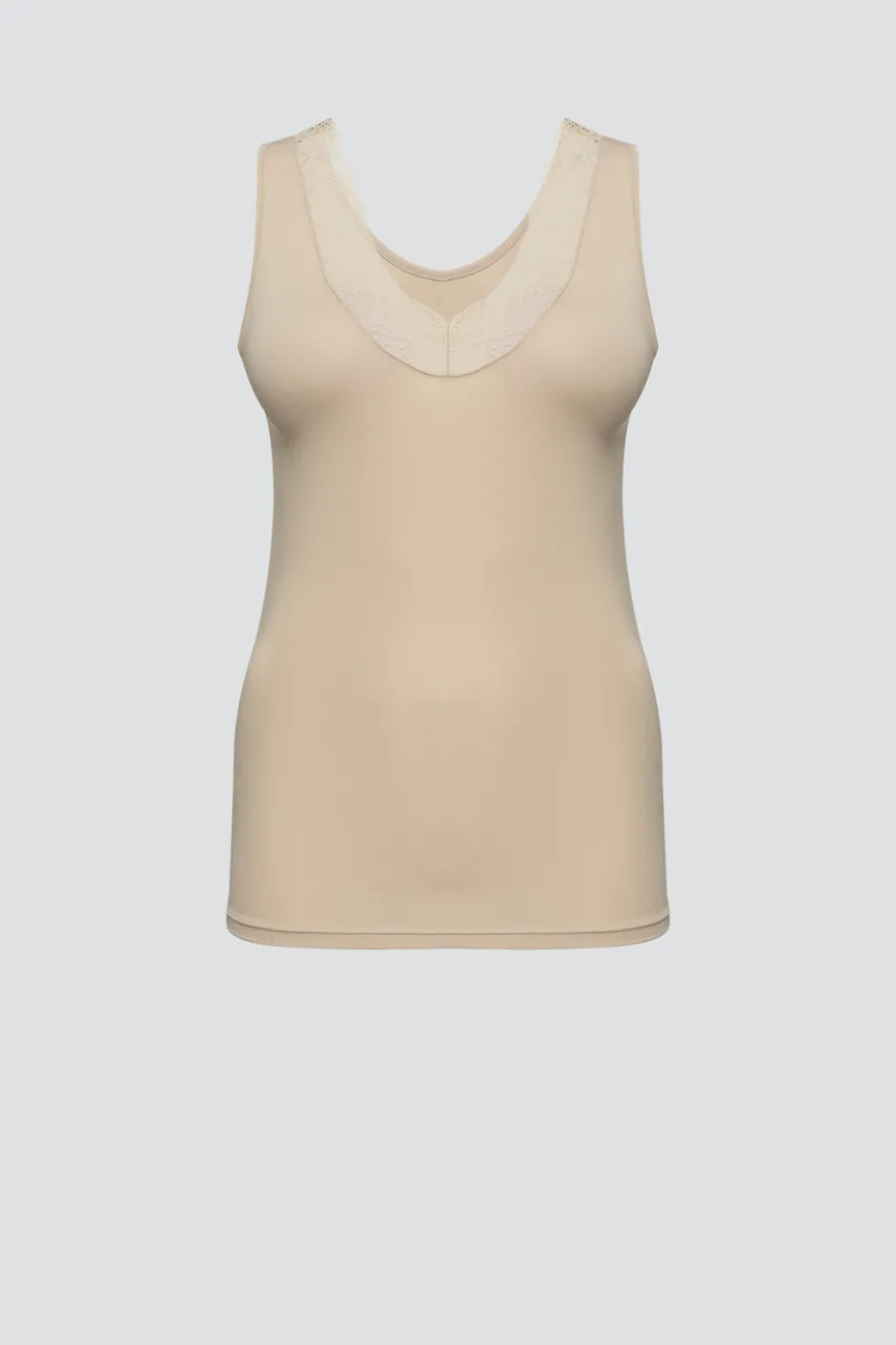 Top aus Modal mit zarter Spitze